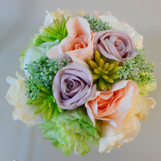 Adele Artificial Flowers Roses Bouquet Wedding Flowers